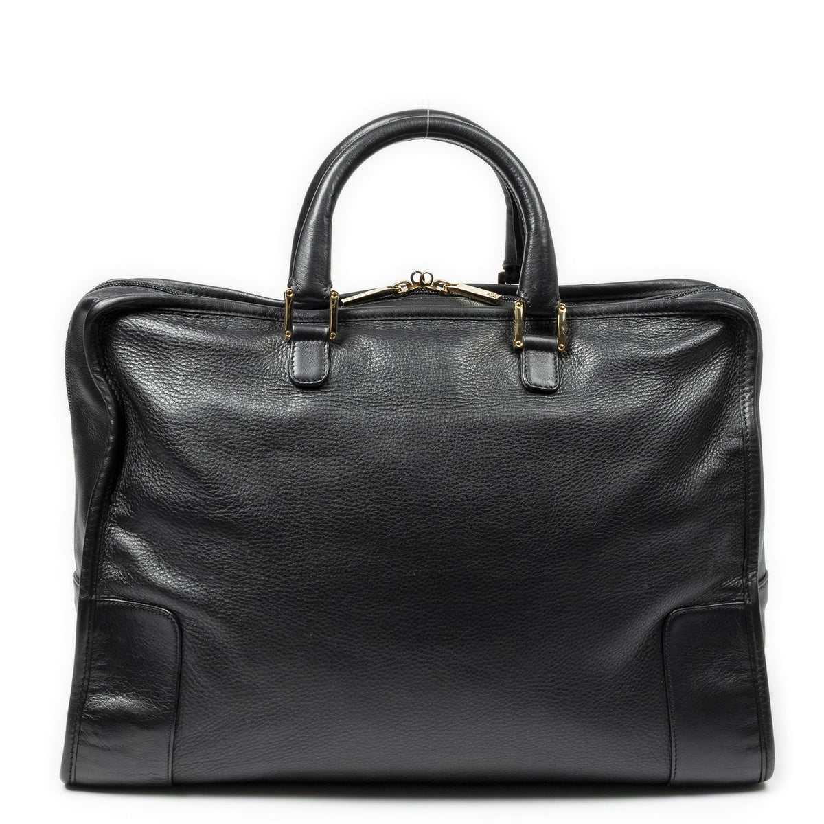 Loewe Amazona Black Calfskin Leather Handbag — view 5