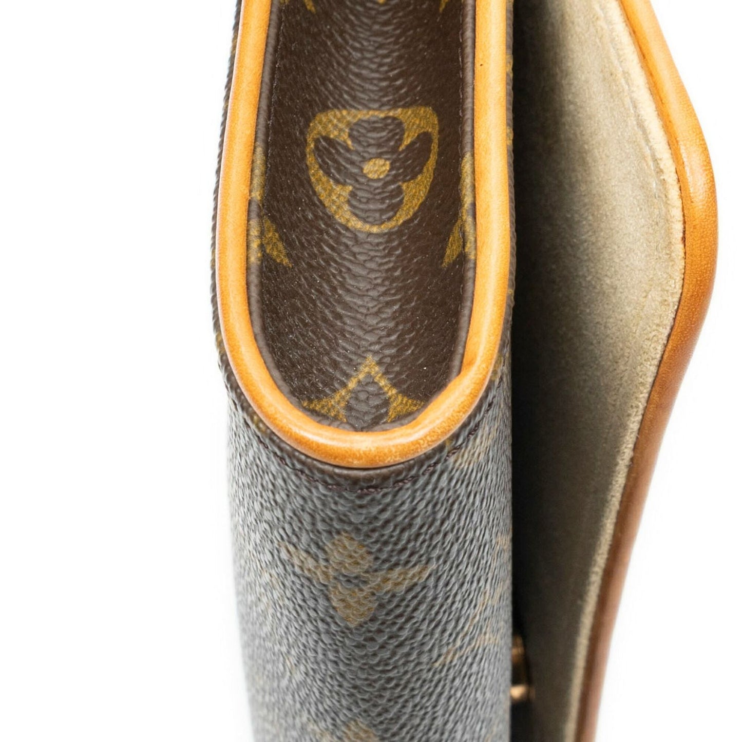 Louis Vuitton Twin Brown Monogram Canvas Shoulder Bag — view 8