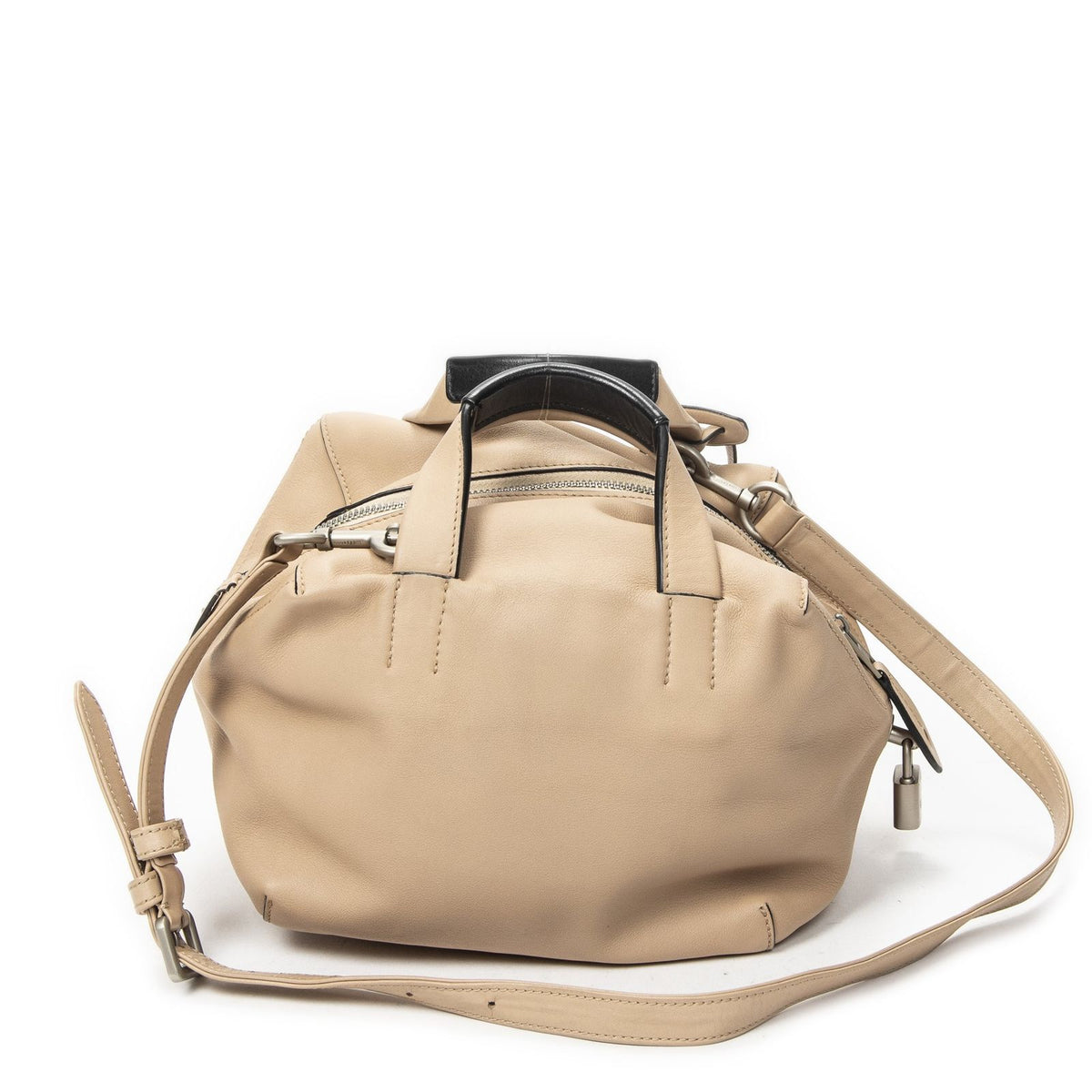 Loewe Origami Cubo Beige Calfskin Leather Shoulder Bag — view 5
