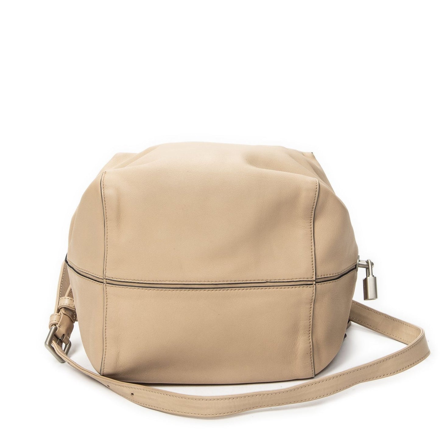 Loewe Origami Cubo Beige Calfskin Leather Shoulder Bag — view 6