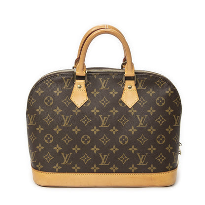 Louis Vuitton Alma Brown Monogram Canvas Handbag