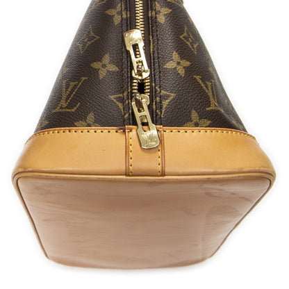 Louis Vuitton Alma Brown Monogram Canvas Handbag — view 7