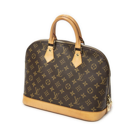 Louis Vuitton Alma Brown Monogram Canvas Handbag — view 2