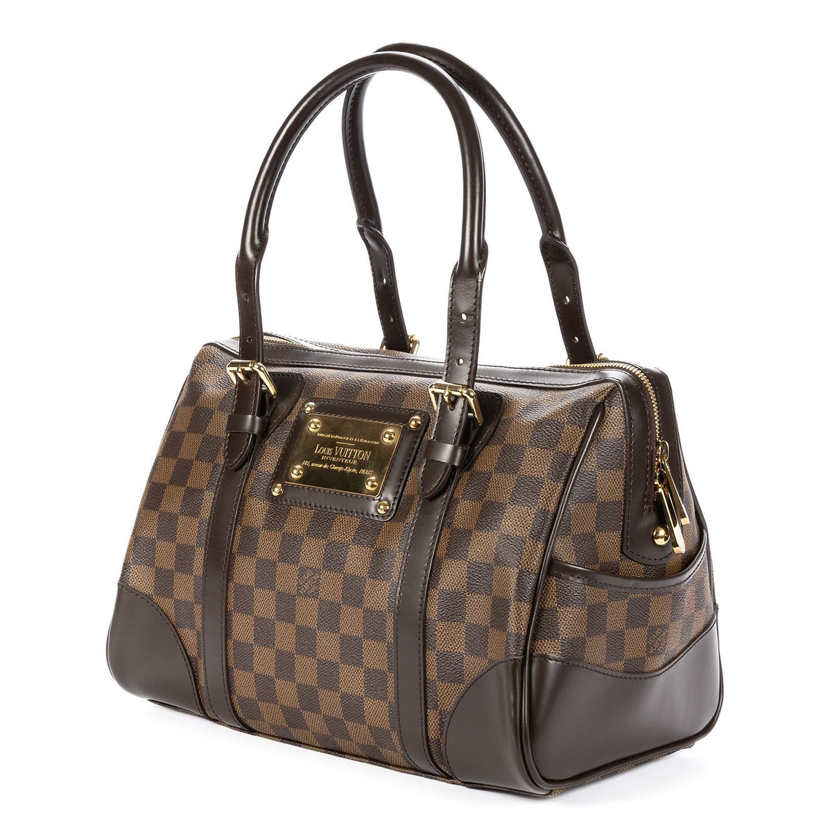 Louis Vuitton Berkeley Brown Damier Ebene Shoulder Bag — view 2