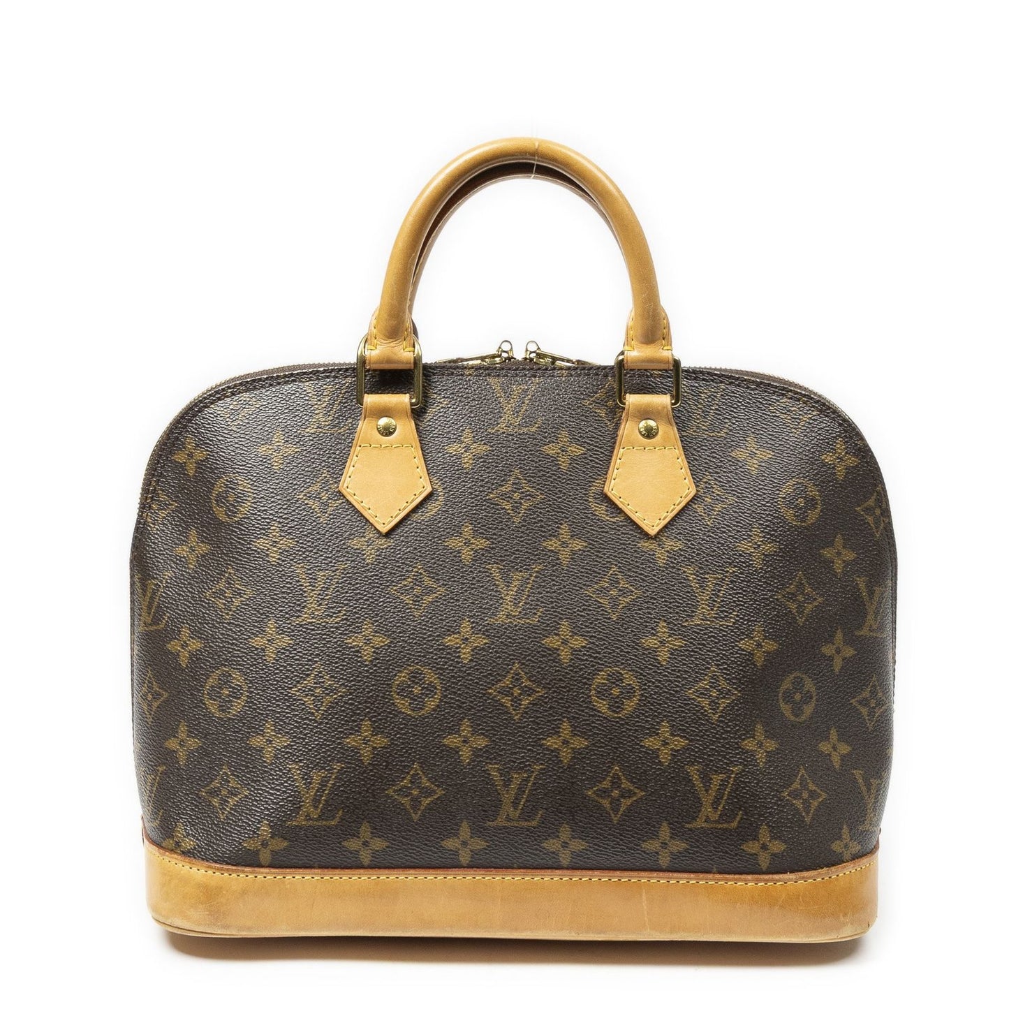 Louis Vuitton Alma Brown Monogram Canvas Handbag