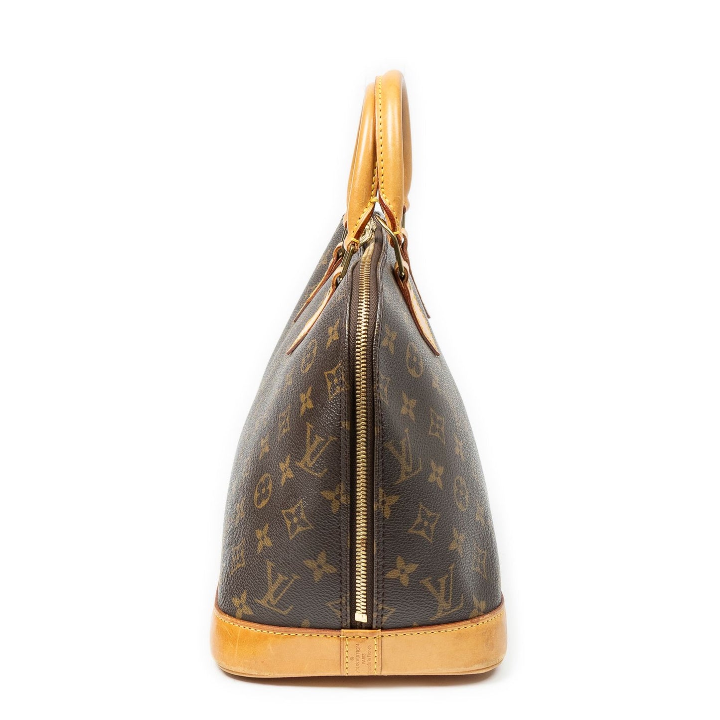 Louis Vuitton Alma Brown Monogram Canvas Handbag — view 4