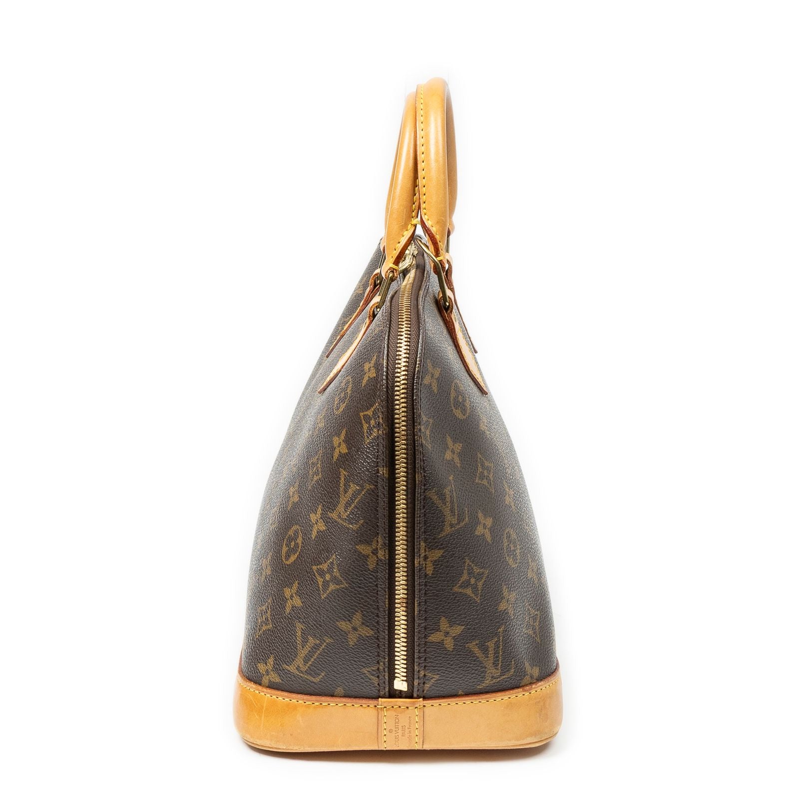 Louis Vuitton Alma Brown Monogram Canvas Handbag — view 4