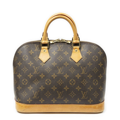 Louis Vuitton Alma Brown Monogram Canvas Handbag — view 5