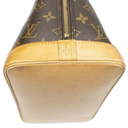 Louis Vuitton Alma Brown Monogram Canvas Handbag — view 8