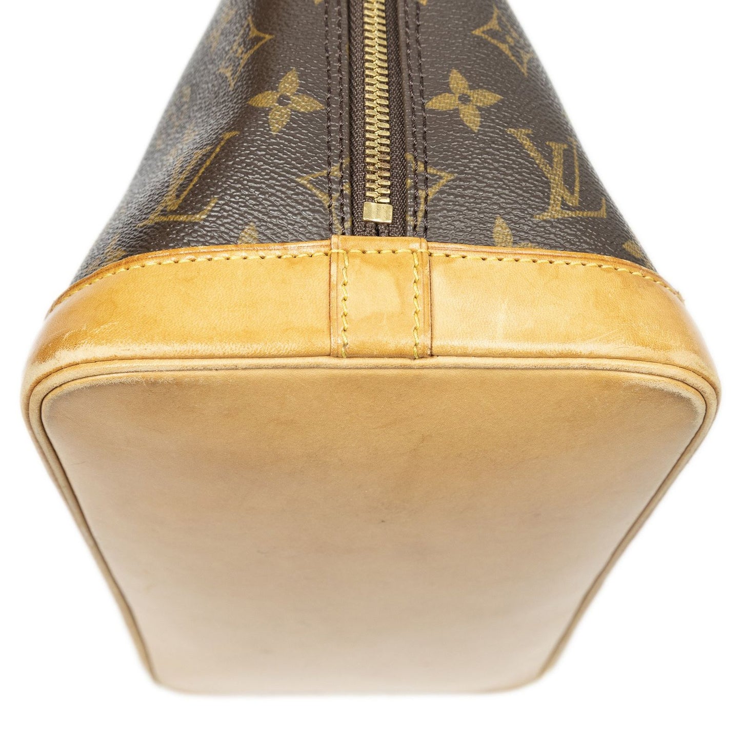 Louis Vuitton Alma Brown Monogram Canvas Handbag — view 7