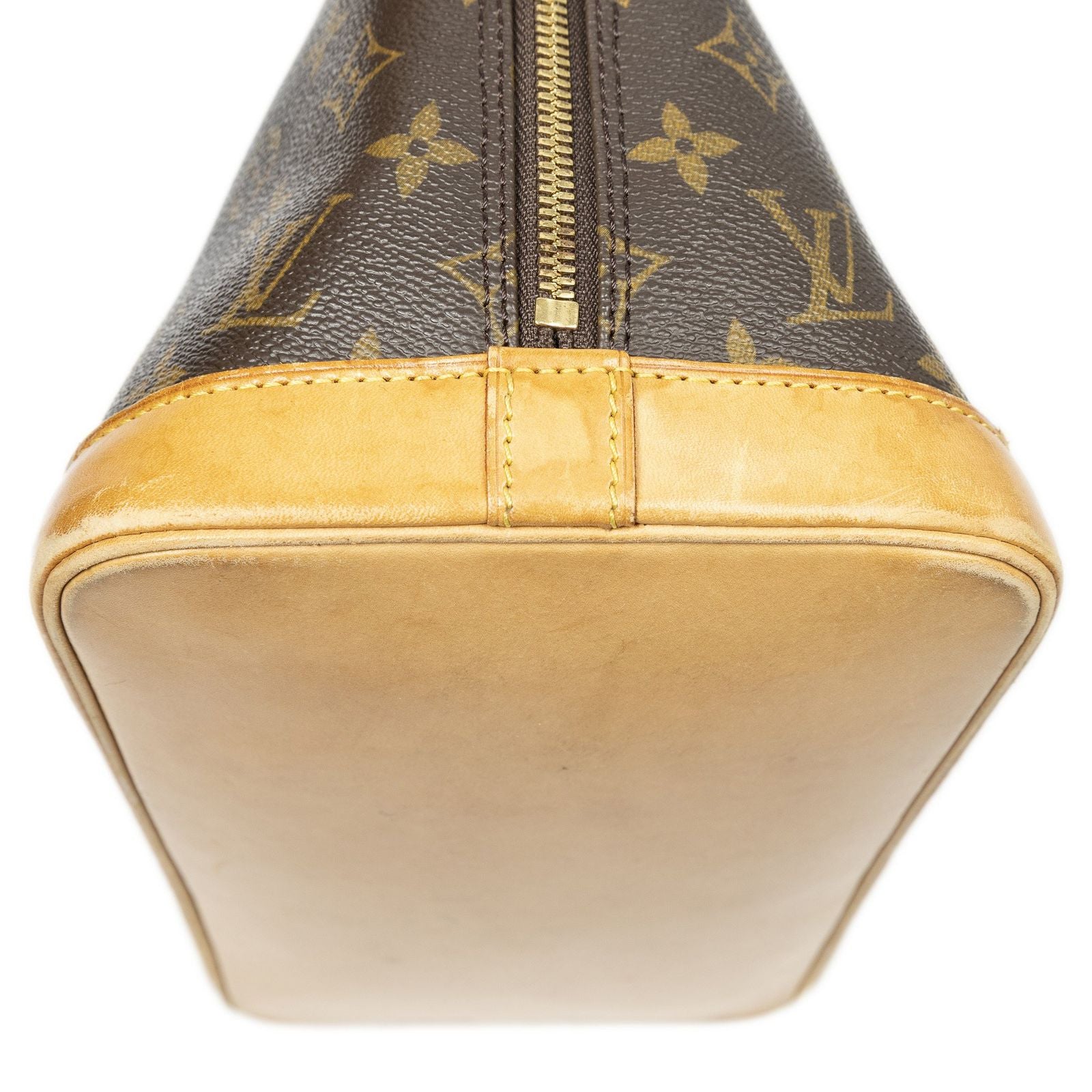 Louis Vuitton Alma Brown Monogram Canvas Handbag — view 7