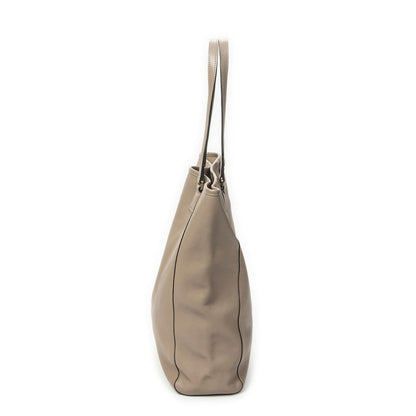 Loewe Vertical Anagram Tote Gray Calfskin Leather — view 3