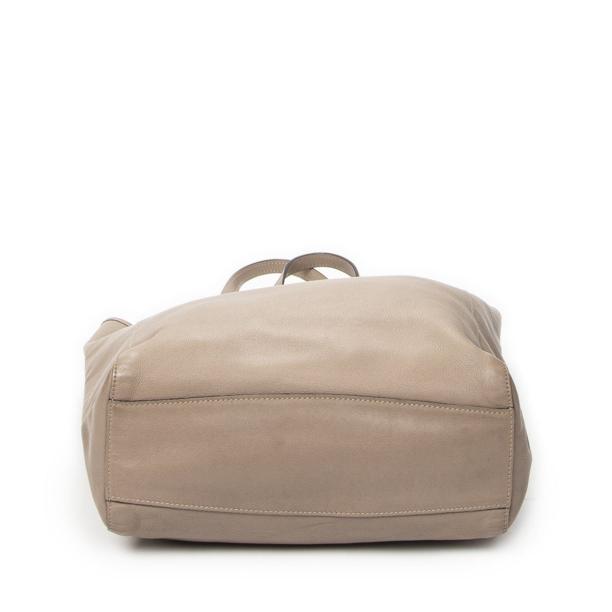 Loewe Vertical Anagram Tote Gray Calfskin Leather — view 6