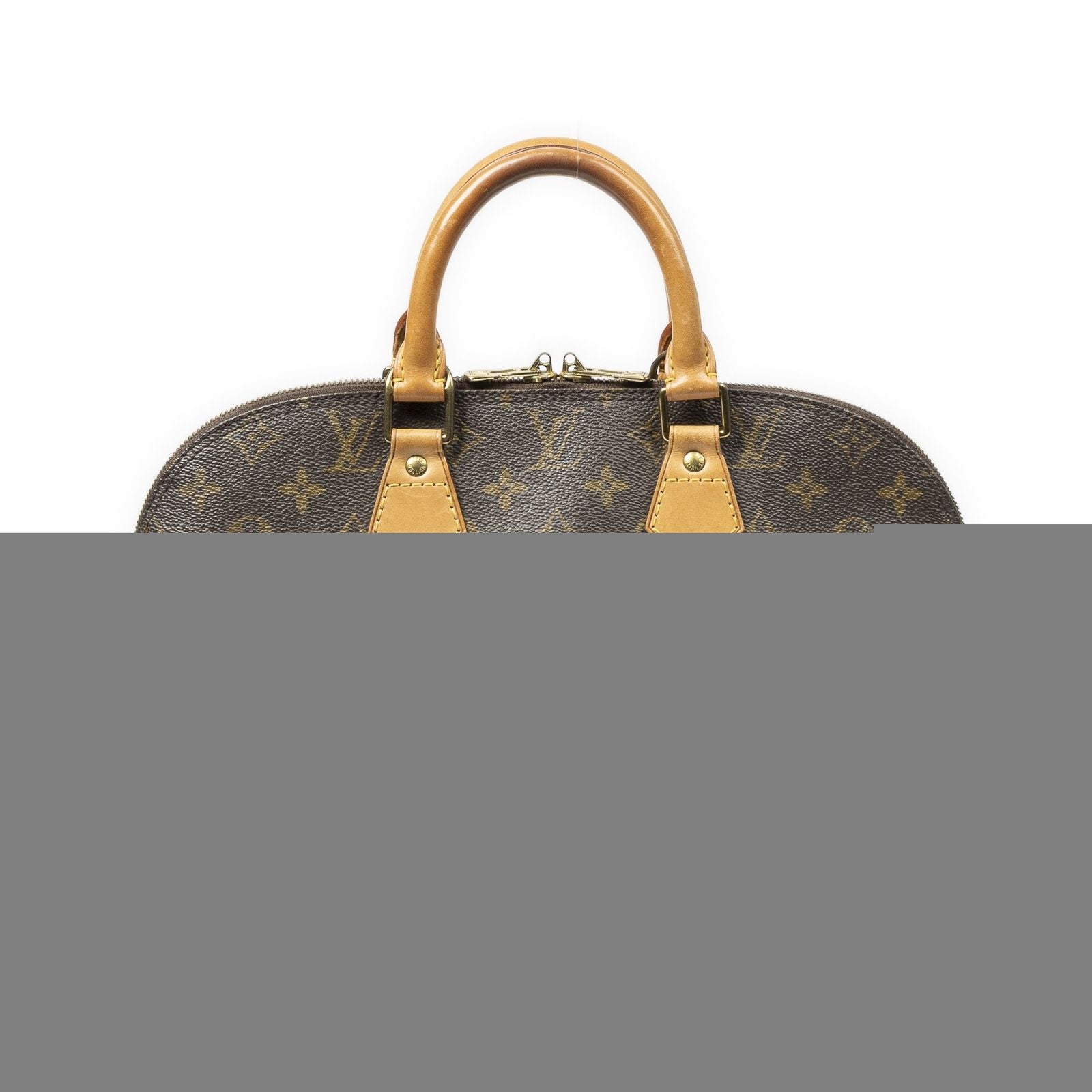 Louis Vuitton Alma Brown Monogram Canvas Handbag