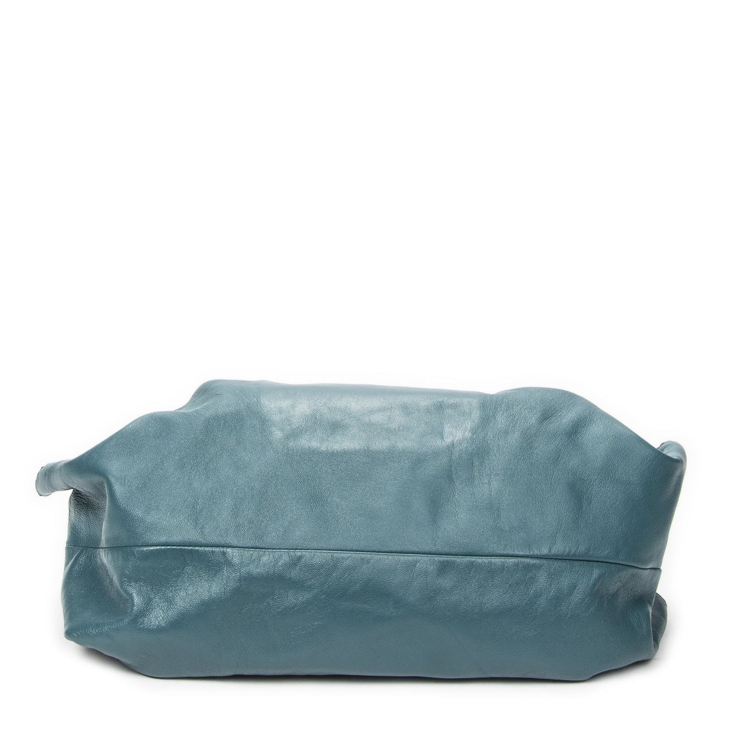 Loewe Large Airbrissahobo Teal Calfskin Leather Shoulder Bag — view 6