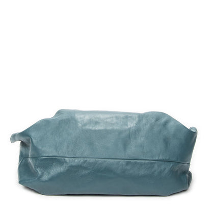 Loewe Large Airbrissahobo Teal Calfskin Leather Shoulder Bag — view 6