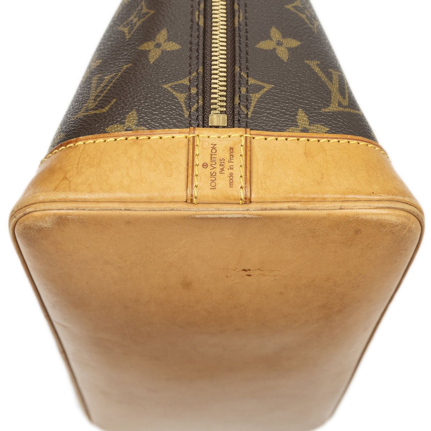 Louis Vuitton Alma Brown Monogram Canvas Handbag — view 8