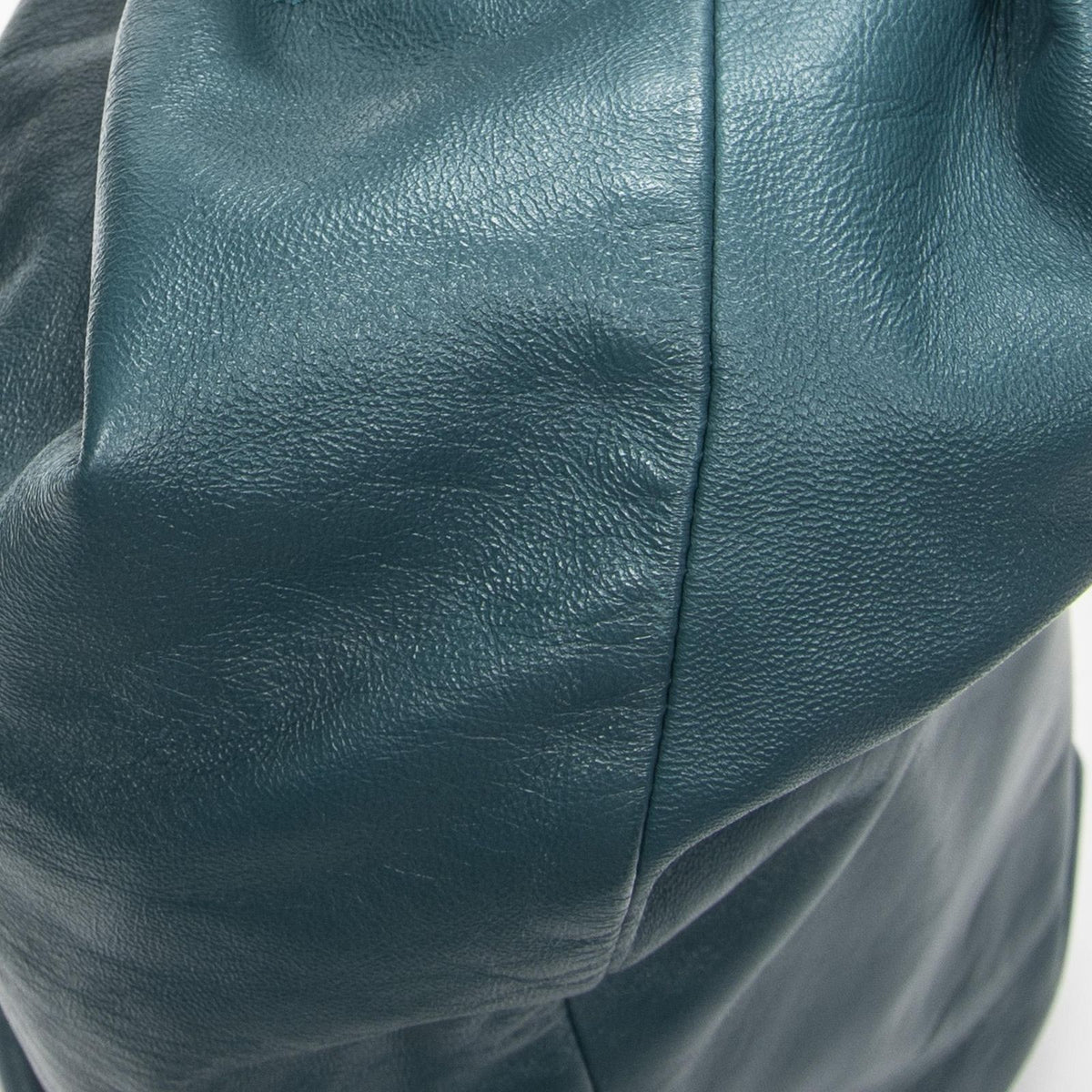 Loewe Large Airbrissahobo Teal Calfskin Leather Shoulder Bag — view 7
