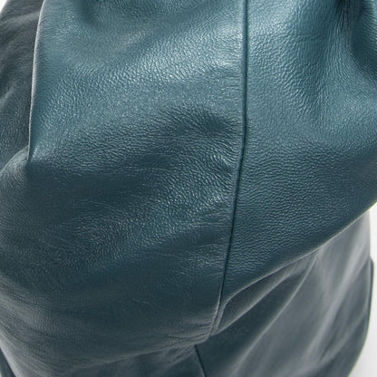 Loewe Large Airbrissahobo Teal Calfskin Leather Shoulder Bag — view 7