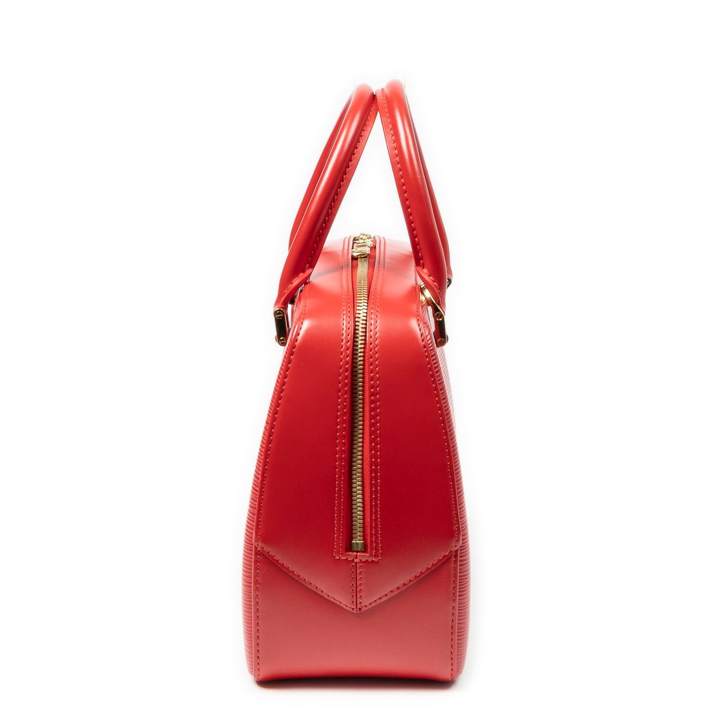 Louis Vuitton Blanc Red Epi Handbag — view 3