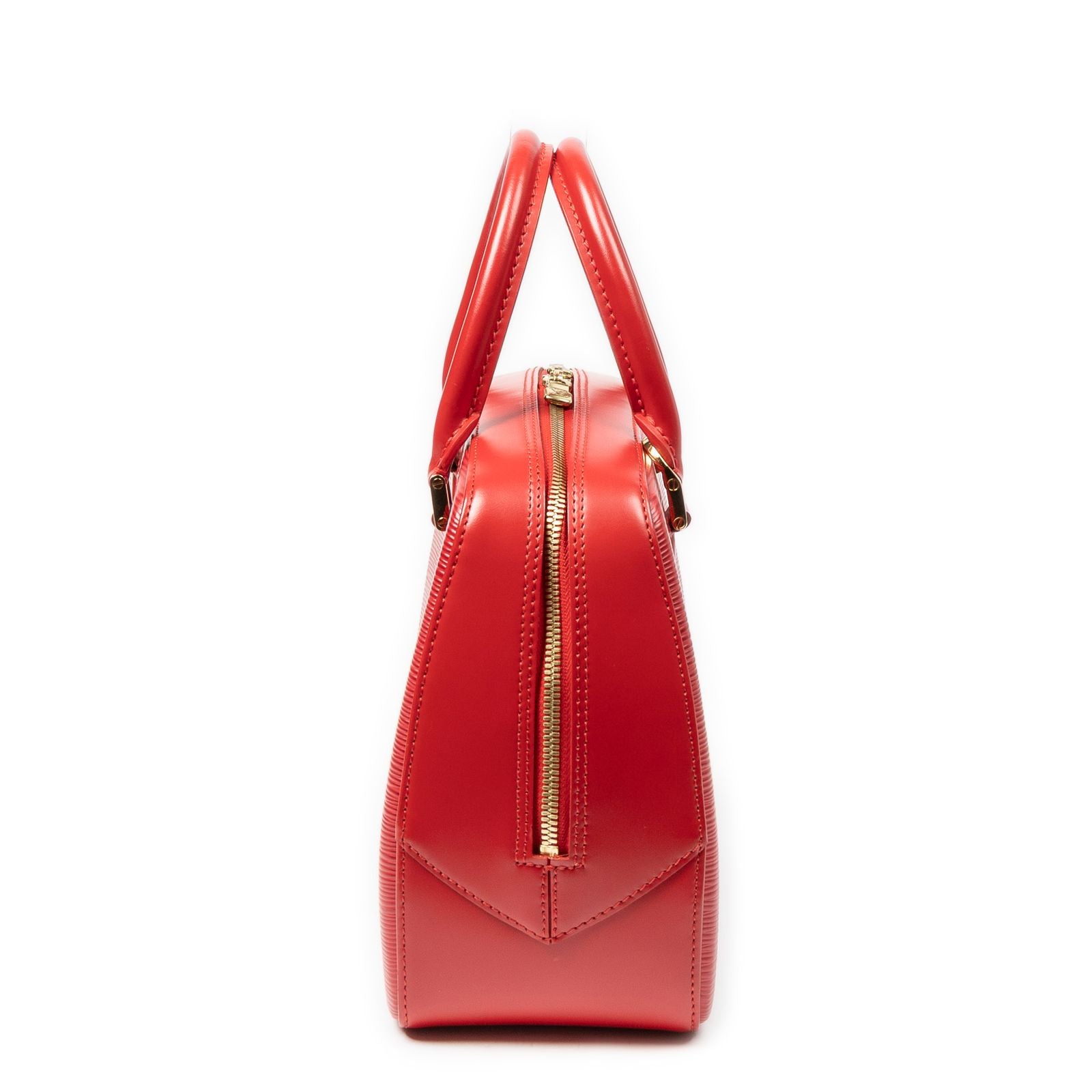 Louis Vuitton Blanc Red Epi Handbag — view 4
