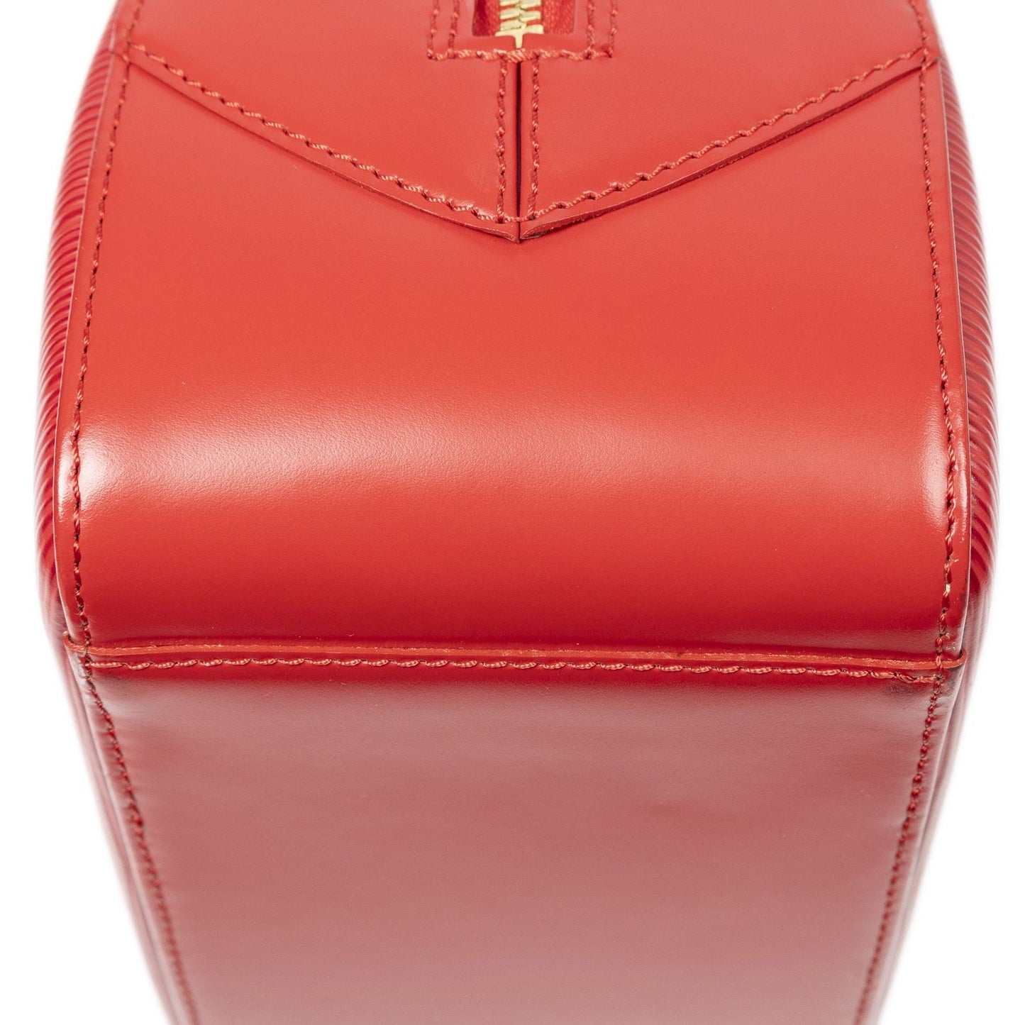 Louis Vuitton Blanc Red Epi Handbag — view 8