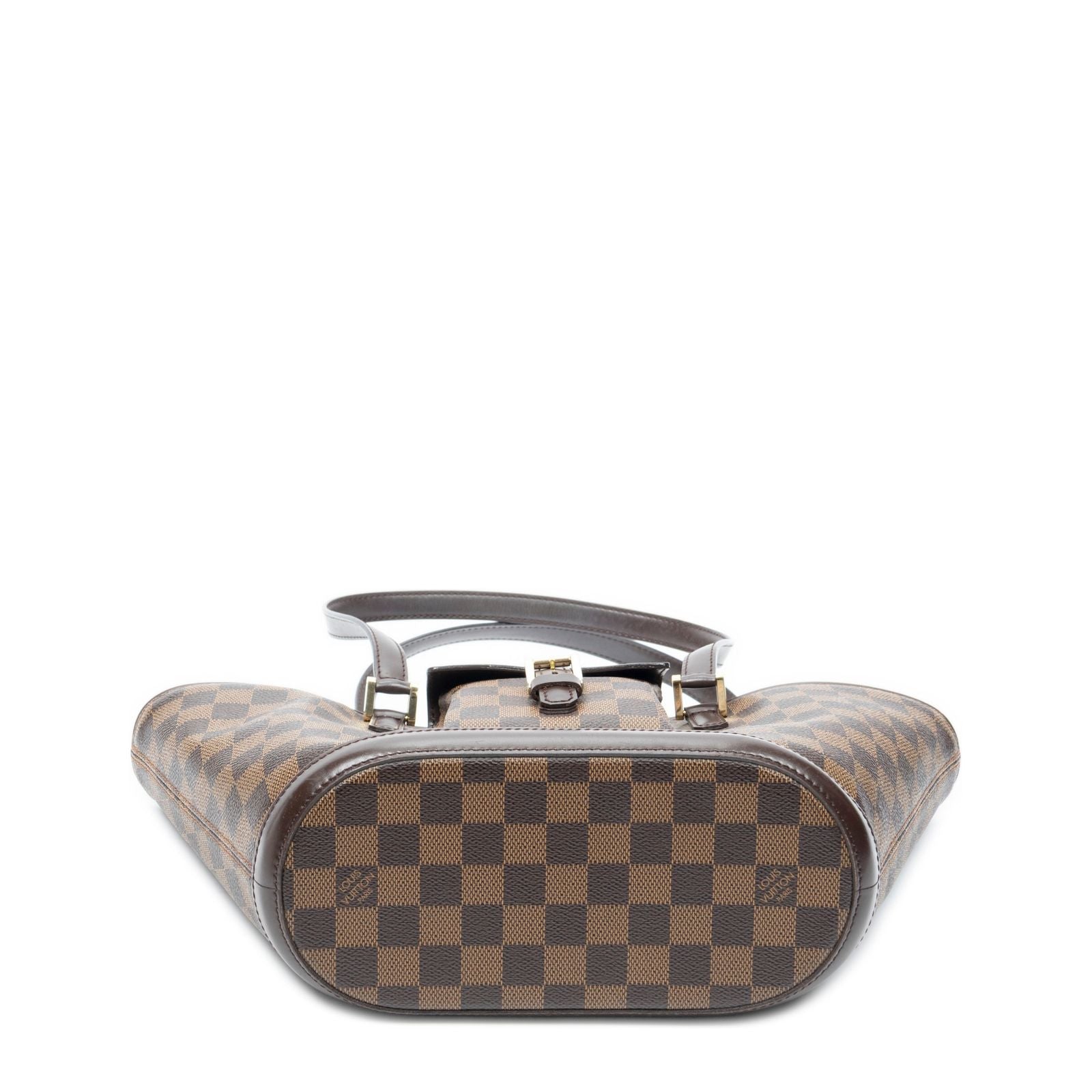 Louis Vuitton Manosque Brown Damier Ebene Shoulder Bag — view 6