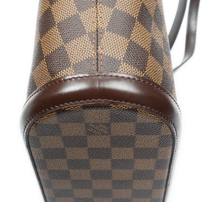 Louis Vuitton Manosque Brown Damier Ebene Shoulder Bag — view 7