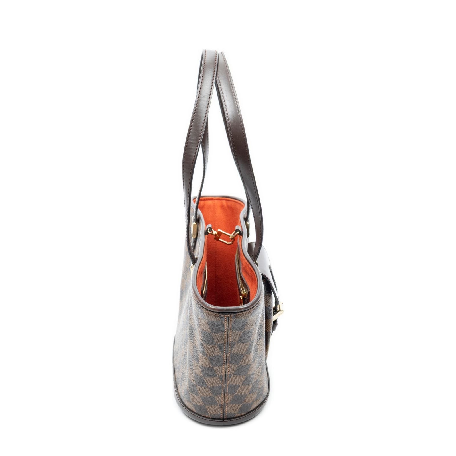 Louis Vuitton Manosque Brown Damier Ebene Shoulder Bag — view 4