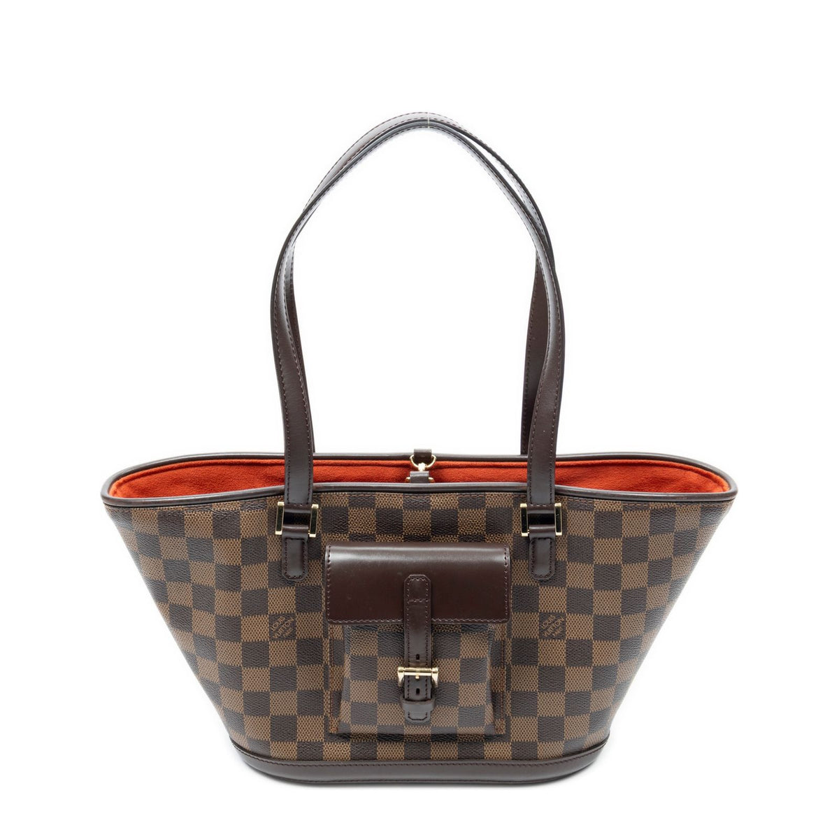 Louis Vuitton Manosque Brown Damier Ebene Shoulder Bag