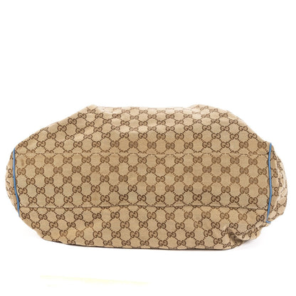 Gucci Sukey Tote Beige Blue GG Canvas — view 6