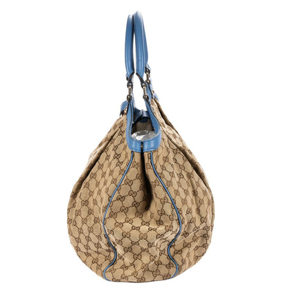 Gucci Sukey Tote Beige Blue GG Canvas — view 3