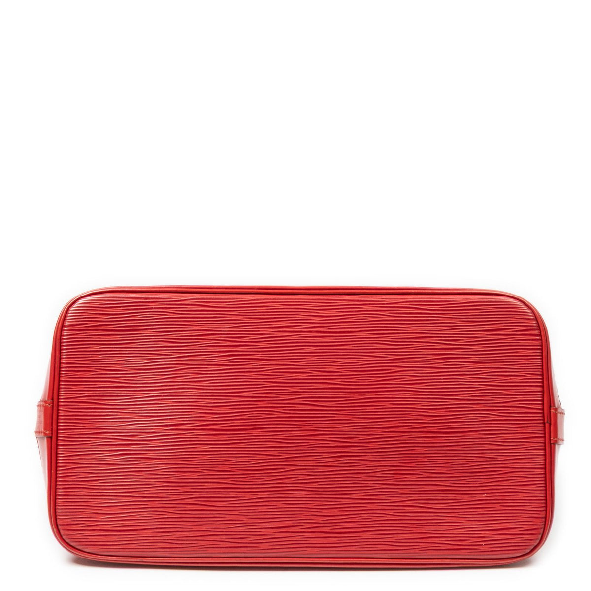 Louis Vuitton Alma Red Epi Handbag — view 6
