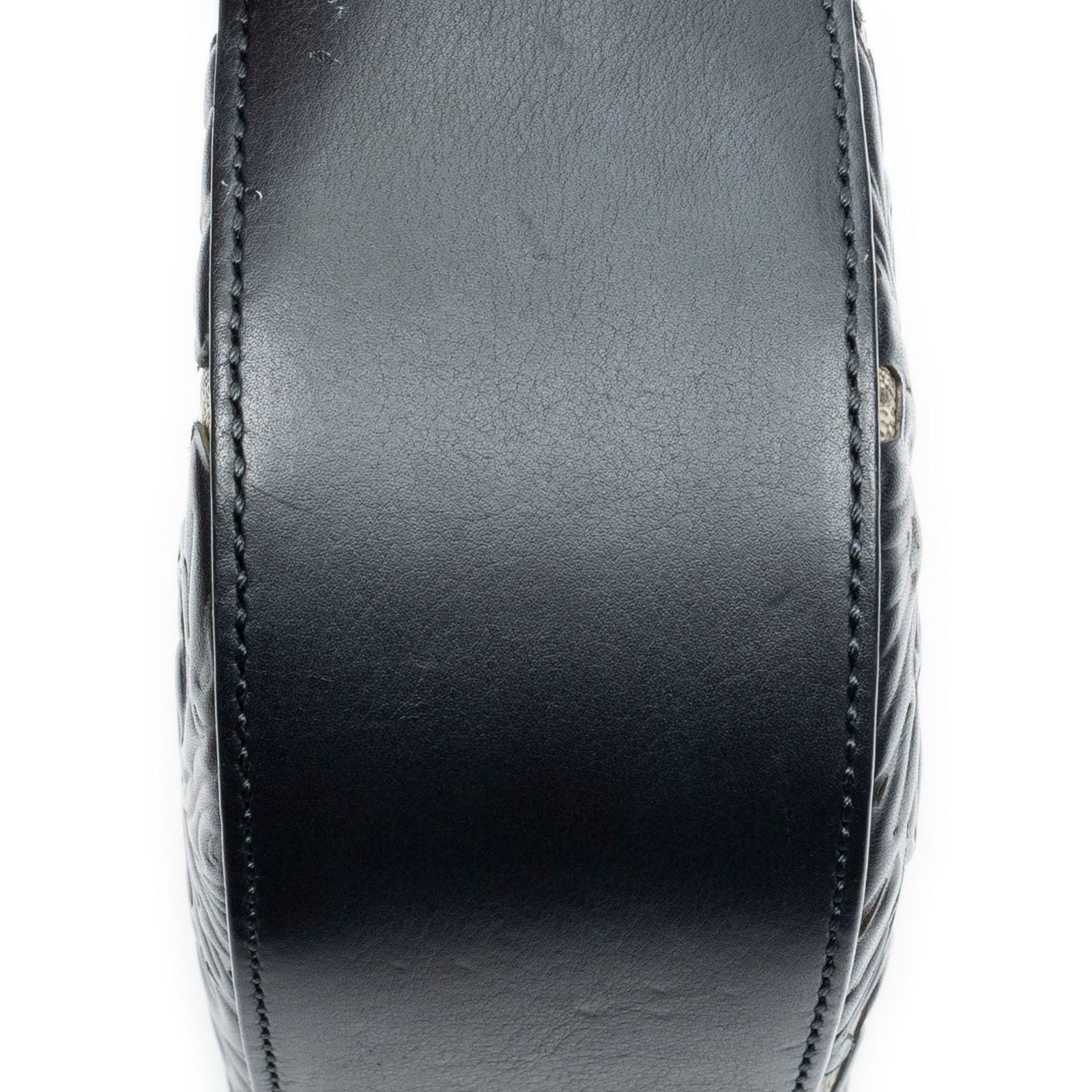 Gucci Mini Arabesque Chain Crossbody Black Beige Supreme Canvas — view 8