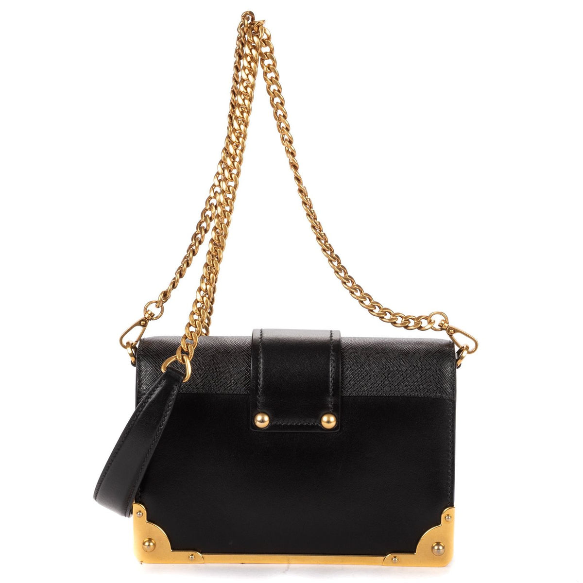 Prada Camera Bag Black Saffiano Leather — view 5
