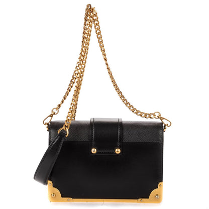 Prada Camera Bag Black Saffiano Leather — view 5
