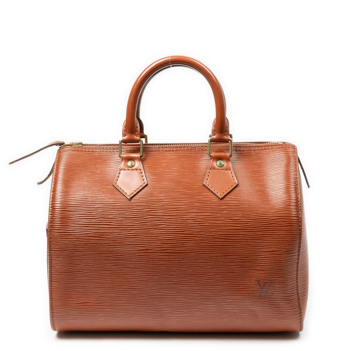 Louis Vuitton Speedy Tan Epi Handbag — view 5