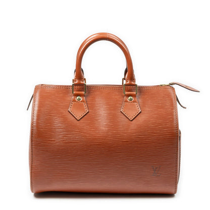 Louis Vuitton Speedy Tan Epi Handbag