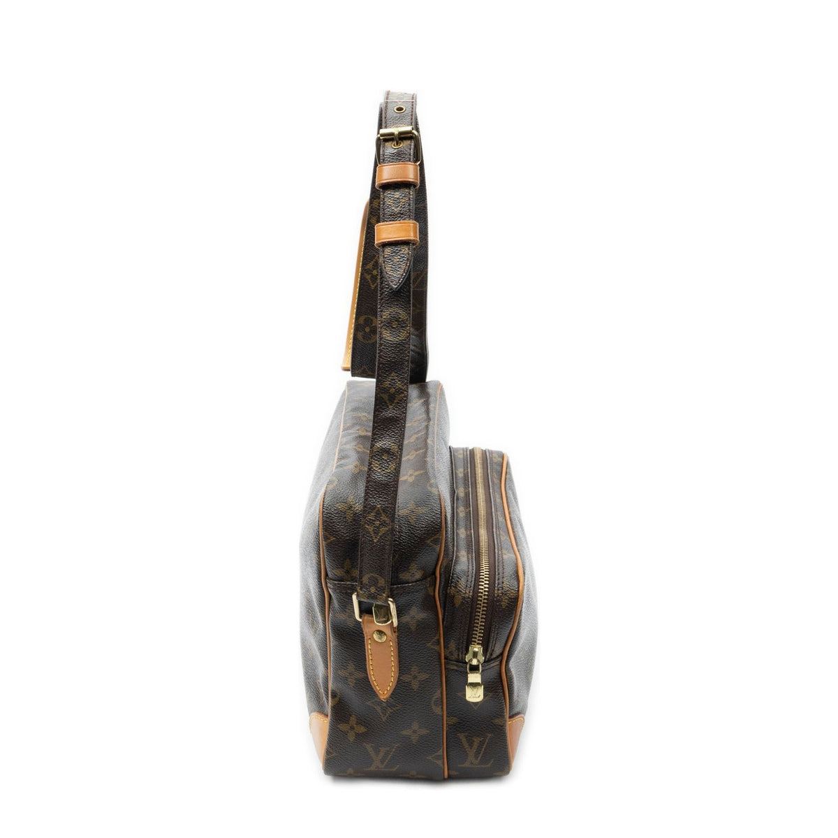 Louis Vuitton Neil Brown Monogram Canvas Shoulder Bag — view 4