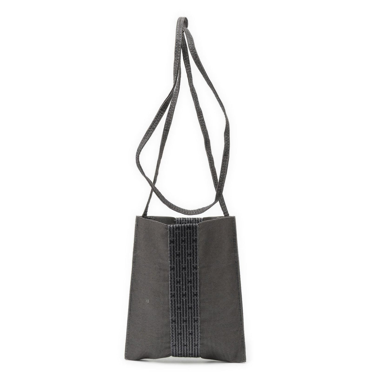 Hermes Line Pochette Black Toile Shoulder Bag — view 5