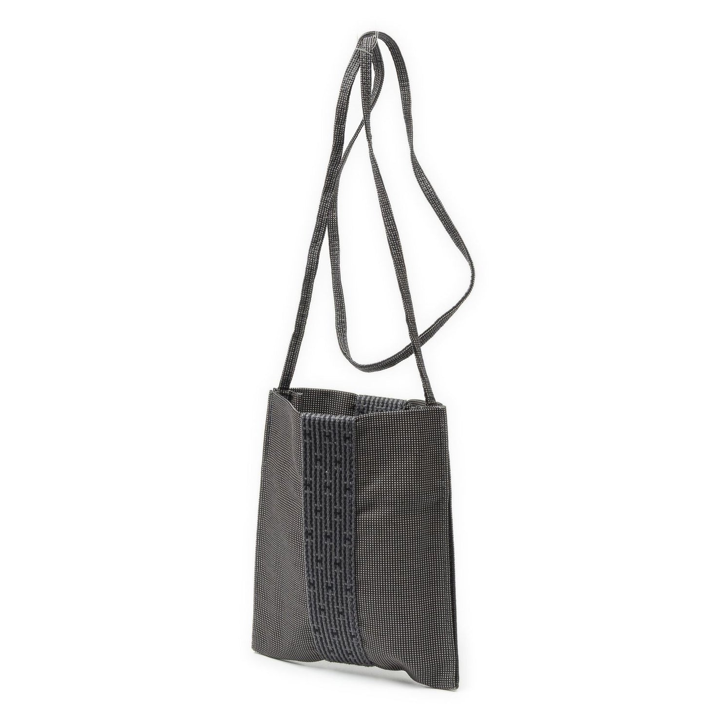 Hermes Line Pochette Black Toile Shoulder Bag — view 2