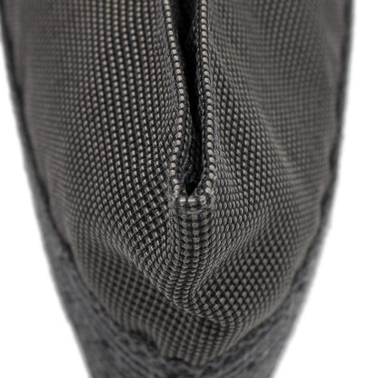 Hermes Line Pochette Black Toile Shoulder Bag — view 8