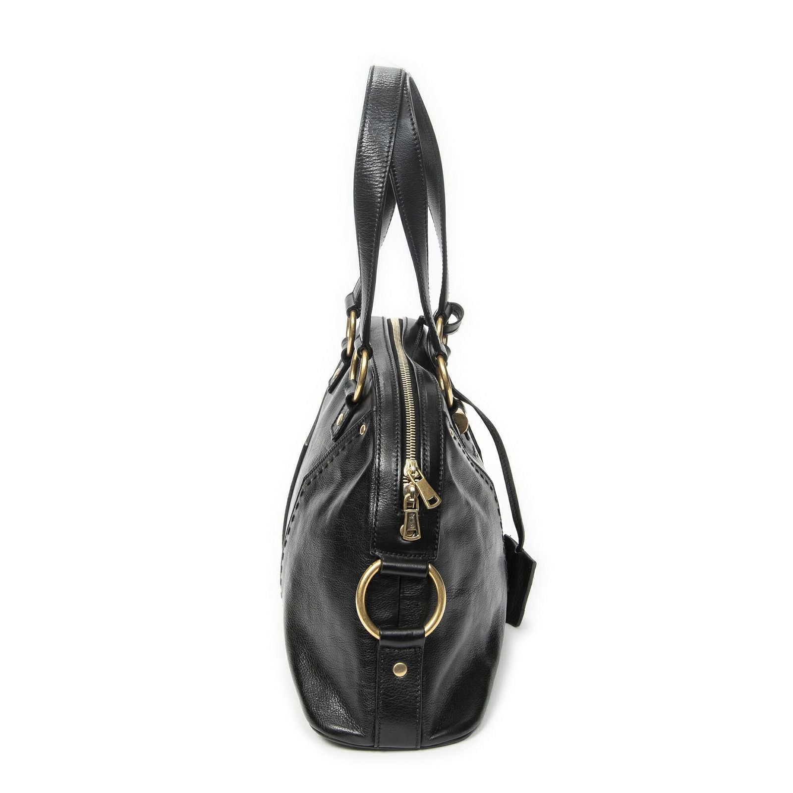 Saint Laurent Medium Muse Black Grain Calfskin Leather Shoulder Bag — view 4