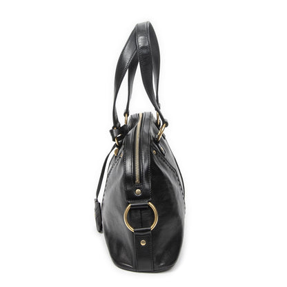 Saint Laurent Medium Muse Black Grain Calfskin Leather Shoulder Bag — view 3