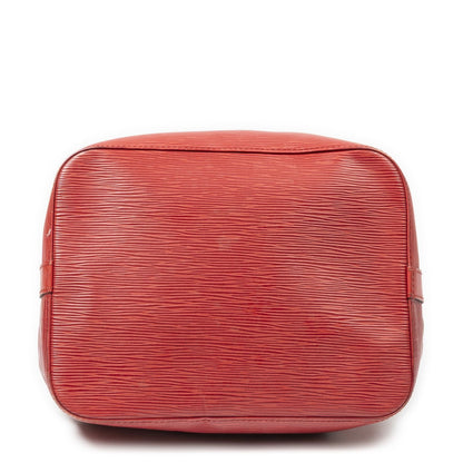 Louis Vuitton Noe Red Epi Bucket Bag — view 6