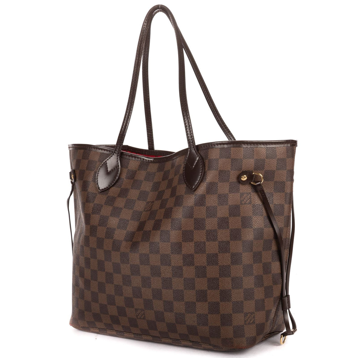 Louis Vuitton Neverfull Brown Damier Ebene Tote — view 2