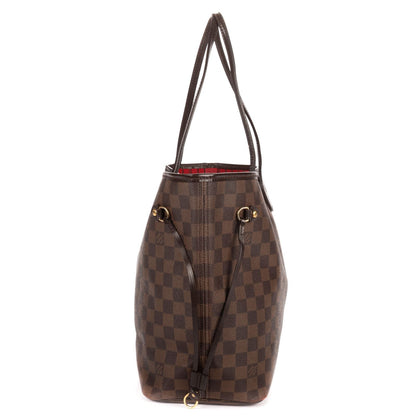Louis Vuitton Neverfull Brown Damier Ebene Tote — view 4
