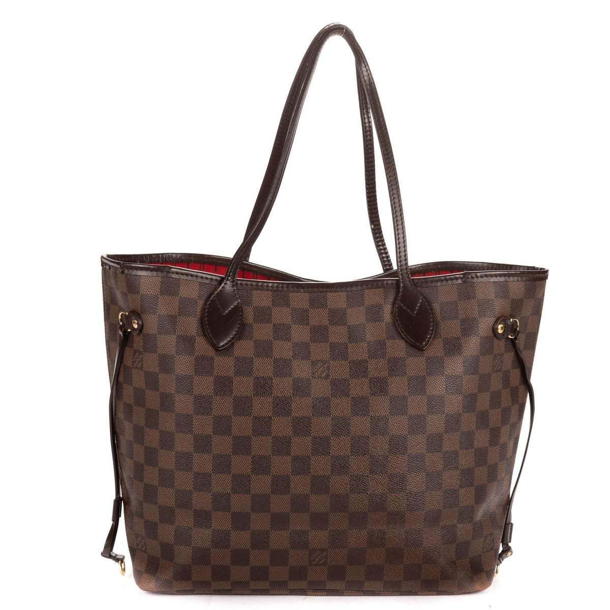 Louis Vuitton Neverfull Brown Damier Ebene Tote — view 5