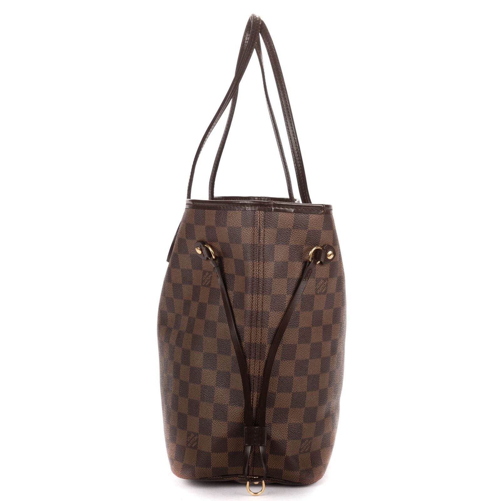 Louis Vuitton Neverfull Brown Damier Ebene Tote — view 3