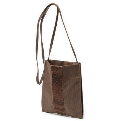 Hermes Line Pochette Brown Toile Shoulder Bag — view 2